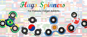 World Flags Spinners
