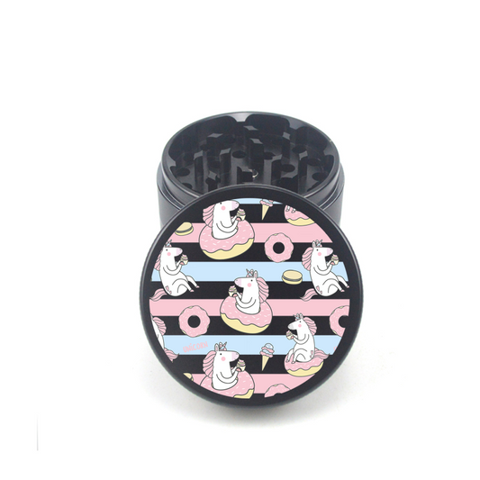 Unicorn Munchies 4pc Aluminum Grinder - Fidget Widgets