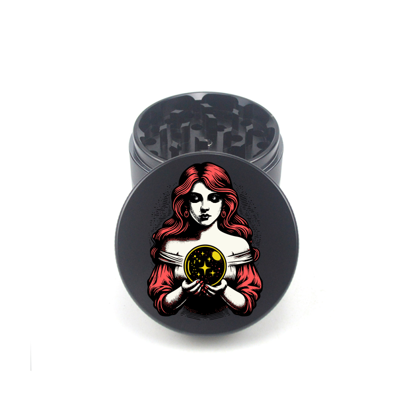 Mystic Luna 4pc Aluminum Grinder - Fidget Widgets