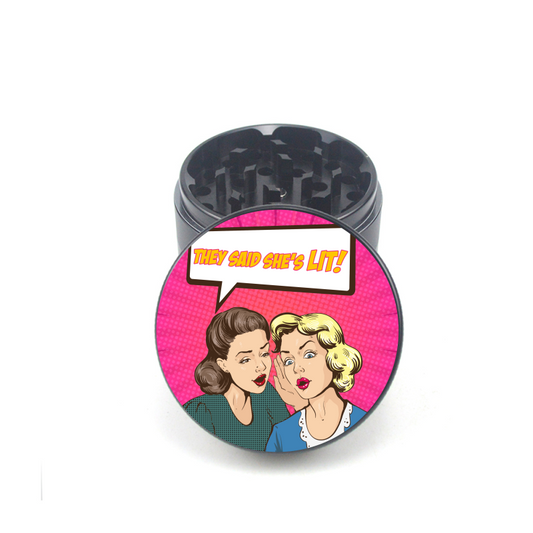 She's Lit 4pc Aluminum Grinder - Fidget Widgets