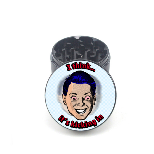 Kicking In 4pc Aluminum Grinder - Fidget Widgets