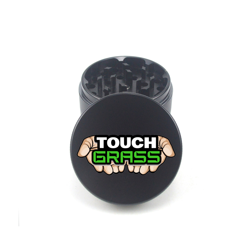 Touch Grass 4pc Aluminum Grinder - Fidget Widgets
