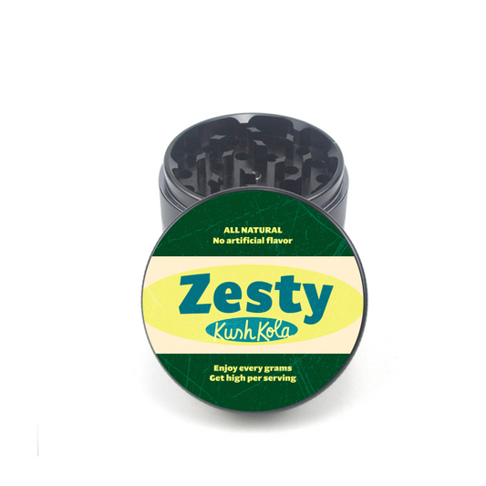 Zesty Kush Kola 4pc Aluminum Grinder - Fidget Widgets