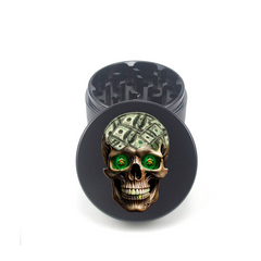 Skull Cash Crusher 4pc Aluminum Grinder - Fidget Widgets