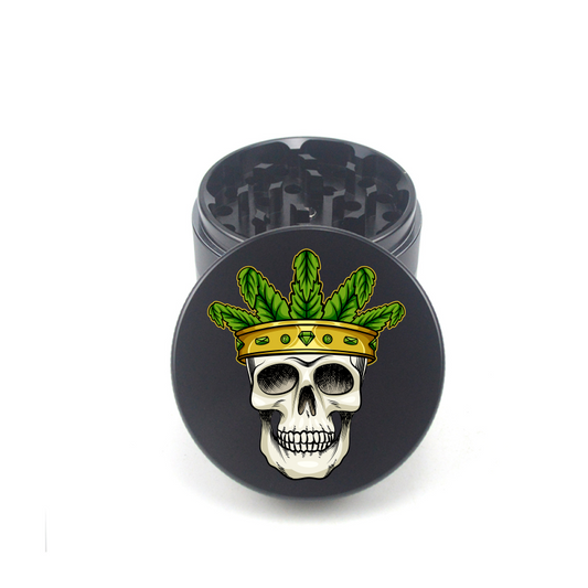 Skull Jester 4pc Aluminum Grinder - Fidget Widgets