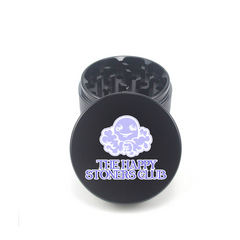 Happy Stoner Club 4pc Aluminum Grinder - Fidget Widgets