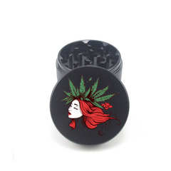 Rose Crowned Lady 4pc Aluminum Grinder - Fidget Widgets