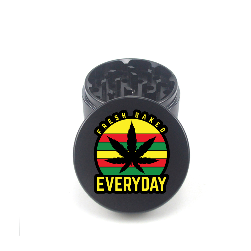 Baked Everyday 4pc Aluminum Grinder - Fidget Widgets