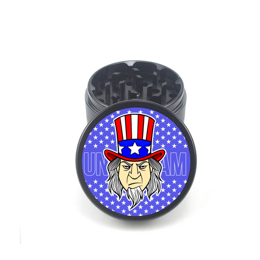 Uncle Sam's Herb Shredder 4pc Aluminum Grinder - Fidget Widgets