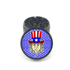 Uncle Sam's Herb Shredder 4pc Aluminum Grinder - Fidget Widgets
