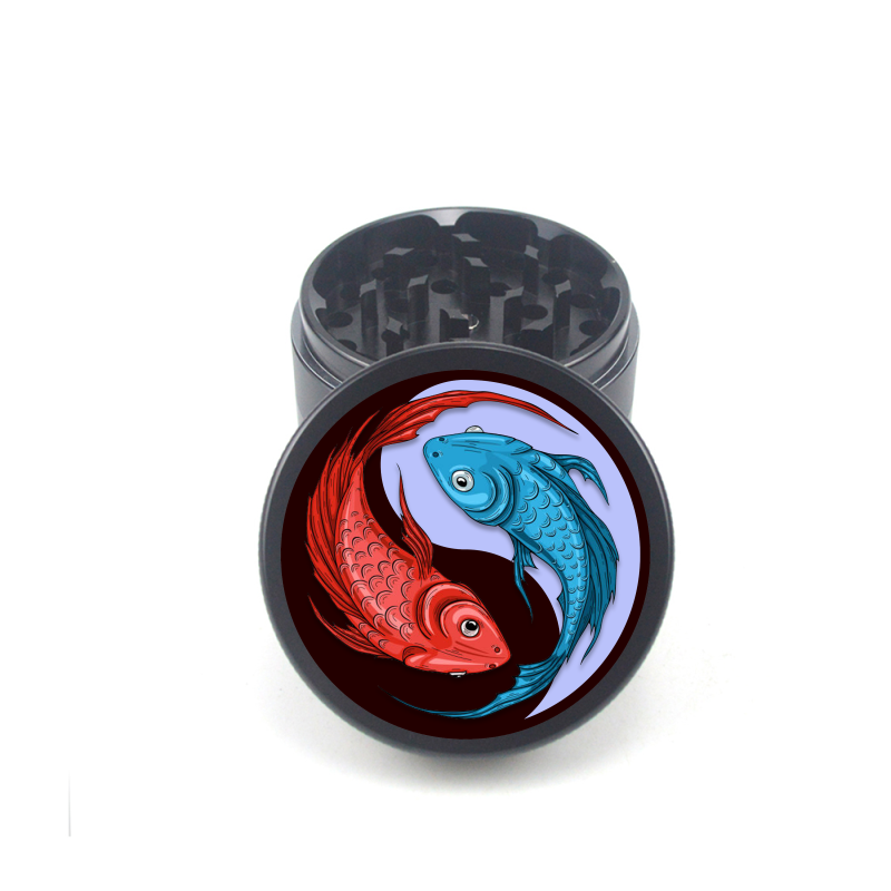Koi Flow 4pc Aluminum Grinder - Fidget Widgets