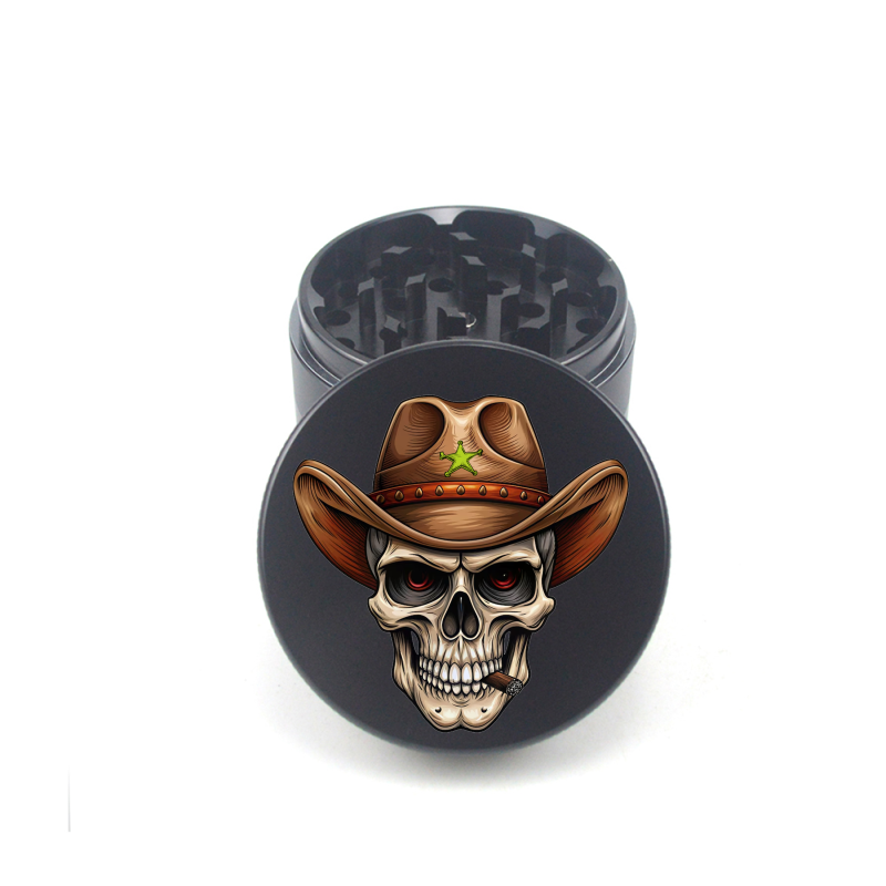 Old Town sheriff 4pc Aluminum Grinder - Fidget Widgets