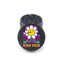 Wild Flower 4pc Aluminum Grinder - Fidget Widgets