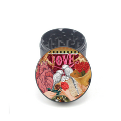 Valentine Love 4pc Aluminum Grinder - Fidget Widgets