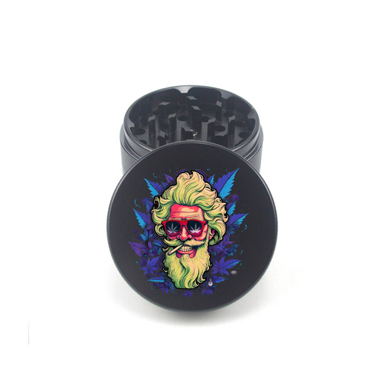Wild Beard Whirl 4pc Aluminum Grinder - Fidget Widgets