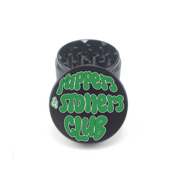 Yappers & Stoners Club 4pc Aluminum Grinder - Fidget Widgets