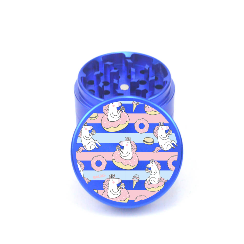 Unicorn Munchies 4pc Aluminum Grinder - Fidget Widgets