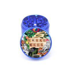 Smoke Weed 4pc Aluminum Grinder - Fidget Widgets