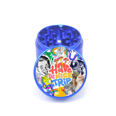 Have a Nice Trip 4pc Aluminum Grinder - Fidget Widgets