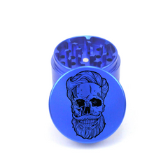 Skull Stash Crusher 4pc Aluminum Grinder - Fidget Widgets