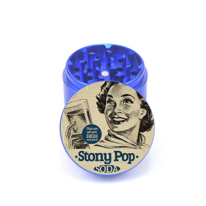 Stony Pop Soda 4pc Aluminum Grinder - Fidget Widgets