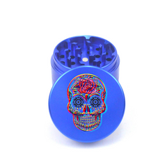 Psychedelic Skull Crusher 4pc Aluminum Grinder - Fidget Widgets