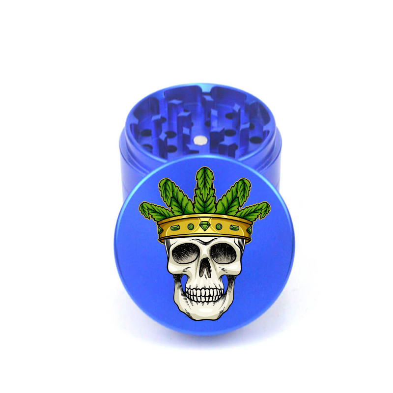 Skull Jester 4pc Aluminum Grinder - Fidget Widgets