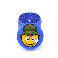 Smiley Stash 4pc Aluminum Grinder - Fidget Widgets