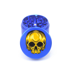 Golden Doom Skull 4pc Grinder - Fidget Widgets