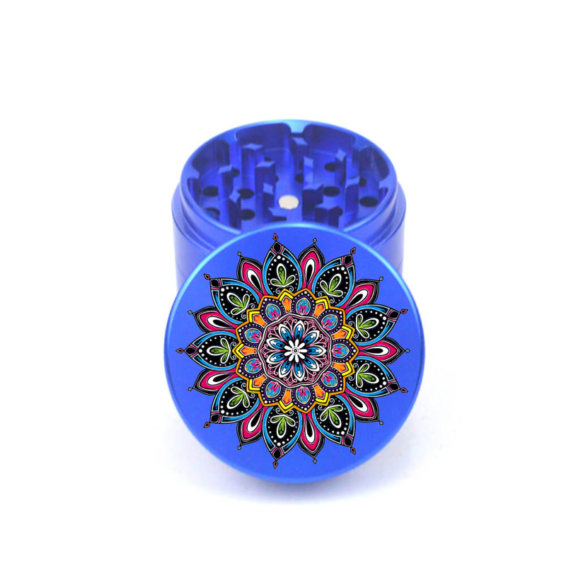 Mandala V6 4pc Aluminum Grinder - Fidget Widgets