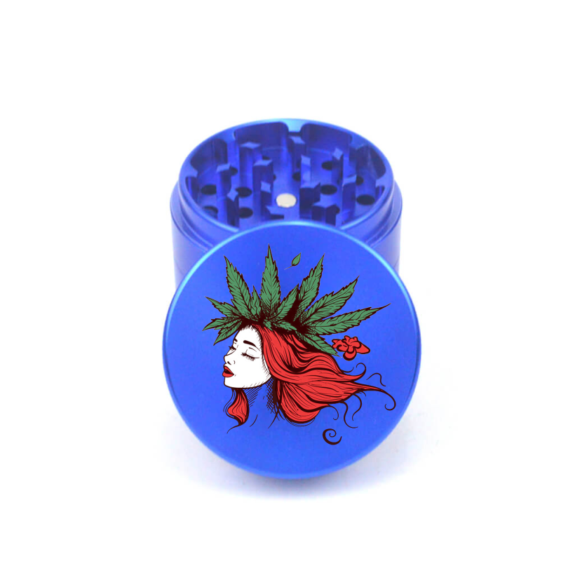 Rose Crowned Lady 4pc Aluminum Grinder - Fidget Widgets