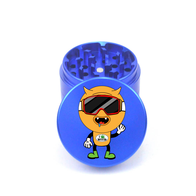 Alien Weed Lover 4pc Aluminum Grinder - Fidget Widgets