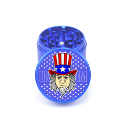 Uncle Sam's Herb Shredder 4pc Aluminum Grinder - Fidget Widgets