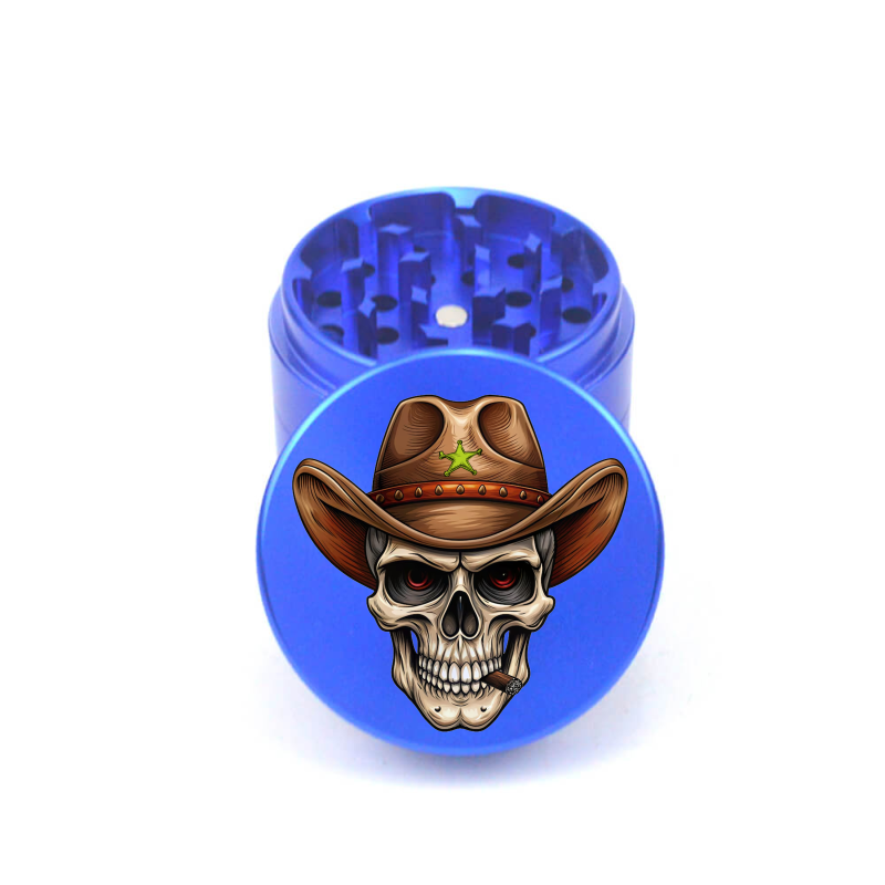 Old Town sheriff 4pc Aluminum Grinder - Fidget Widgets