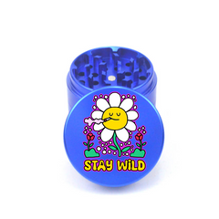 Wild Flower 4pc Aluminum Grinder - Fidget Widgets