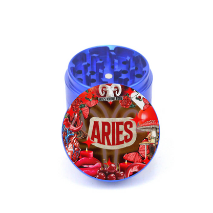 Aries Aesthetic 4pc Aluminum Grinder - Fidget Widgets