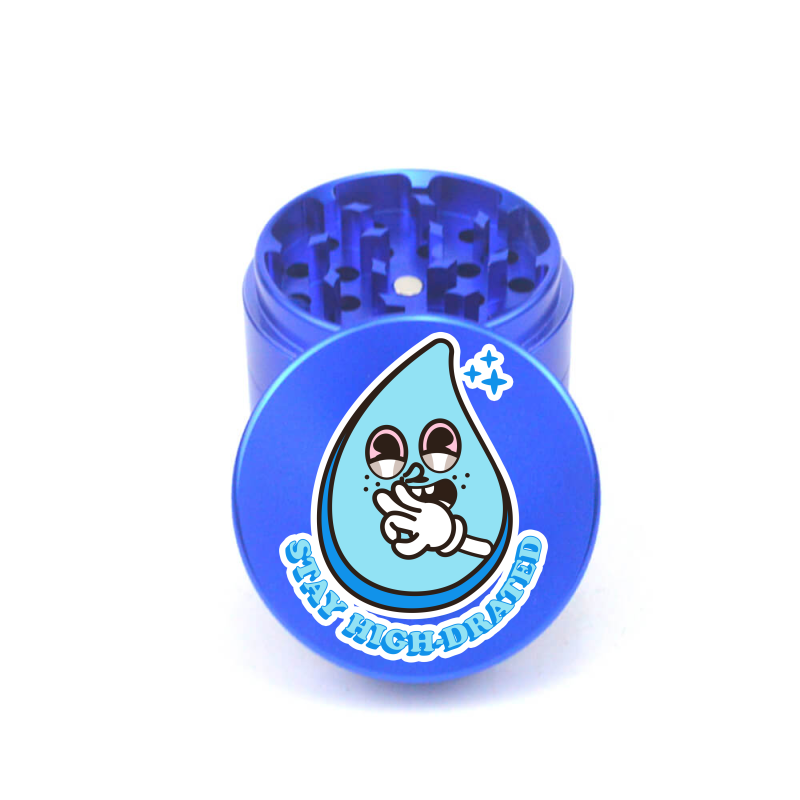 Stay High-drated 4pc Aluminum Grinder - Fidget Widgets