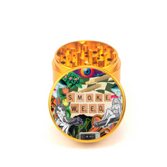 Smoke Weed 4pc Aluminum Grinder - Fidget Widgets