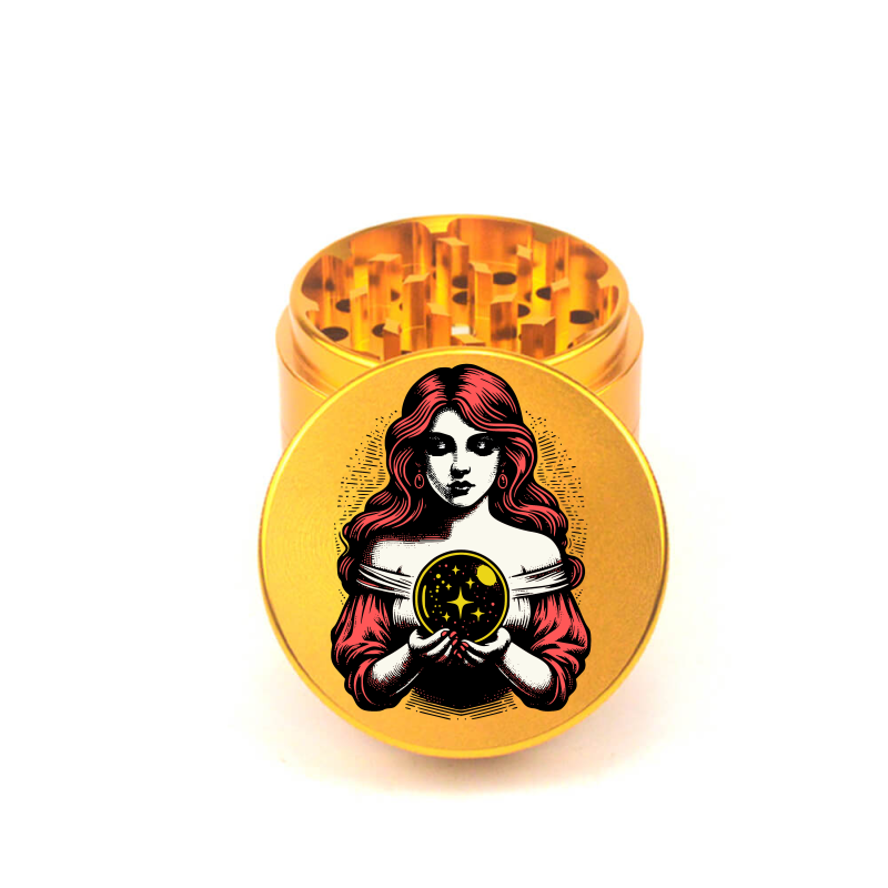 Mystic Luna 4pc Aluminum Grinder - Fidget Widgets