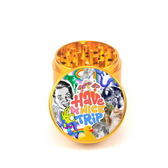 Have a Nice Trip 4pc Aluminum Grinder - Fidget Widgets