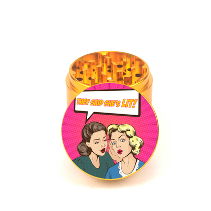 She's Lit 4pc Aluminum Grinder - Fidget Widgets