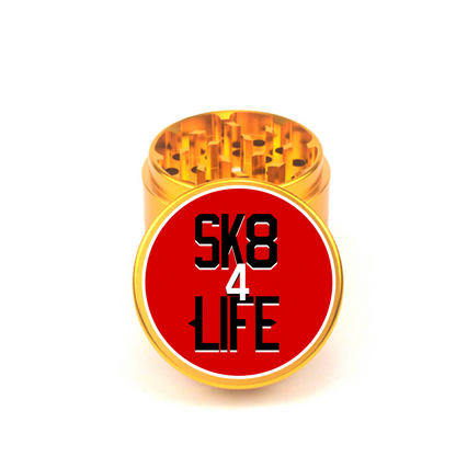 SK8 4 LIFE 4pc Aluminum Grinder - Fidget Widgets