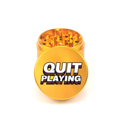 Quit Playing 4pc Aluminum Grinder - Fidget Widgets