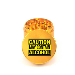 Alcohol Alert 4pc Aluminum Grinder - Fidget Widgets