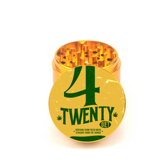 Retro 420 Cap Art 4pc Aluminum Grinder - Fidget Widgets