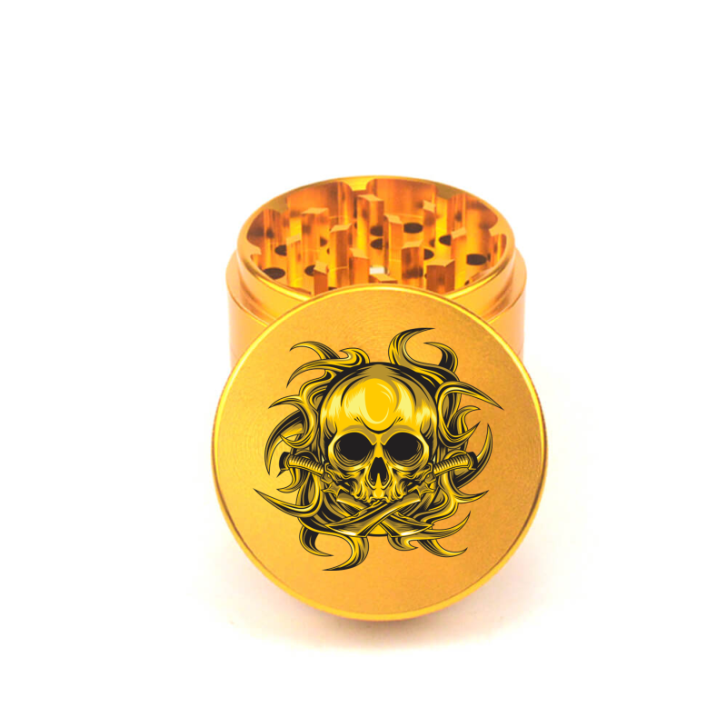 Skullcrusher Supreme 4pc Aluminum Grinder - Fidget Widgets