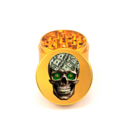 Skull Cash Crusher 4pc Aluminum Grinder - Fidget Widgets