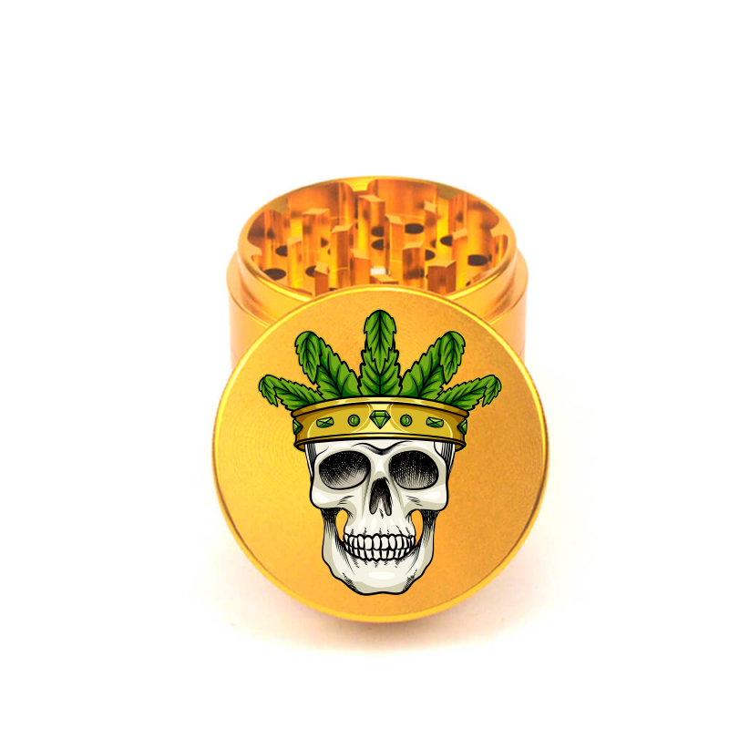 Skull Jester 4pc Aluminum Grinder - Fidget Widgets