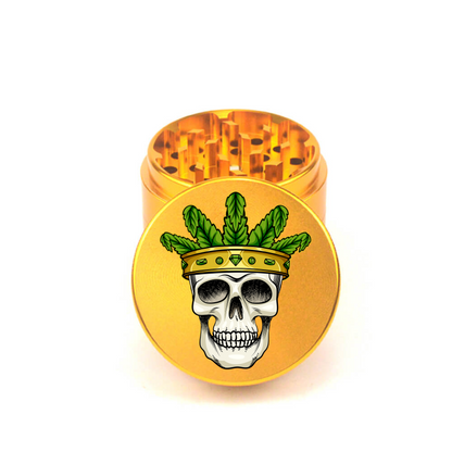Skull Jester 4pc Aluminum Grinder - Fidget Widgets
