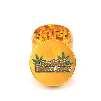 Certified Nature Lover 4pc Aluminum Grinder - Fidget Widgets
